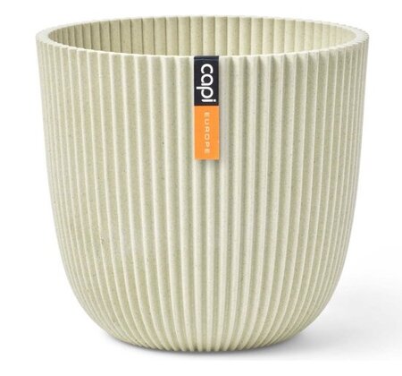 Pot bol groove d26h23 beige