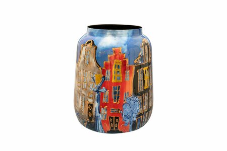 Pot canalhouses d21h24cm rood