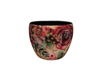 Pot d21h16cm rose rouge