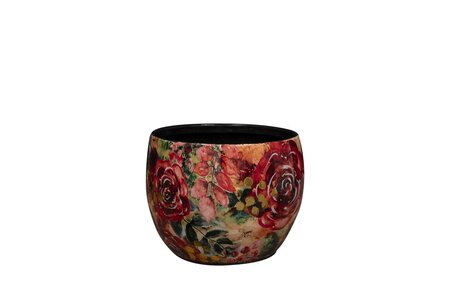 Pot d9h7cm rose rouge