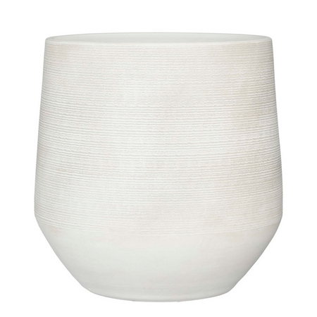 Pot evora d40h39cm off white