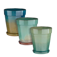 Pot madrid d38h44cm petrol a3