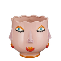 Pot zola dame l19b19h17cm roze