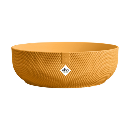 Schaal jazz d28cm amber geel