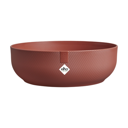 Schaal jazz d28cm toscaans rood