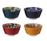 SCHAAL PORSELEIN 350ML 4ASS