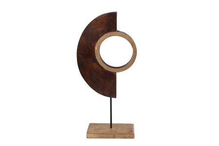 Sclptr art l 20x6x46cm ntrl/zwrt