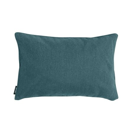 Sierkussen l50b30cm canvas zeeblauw