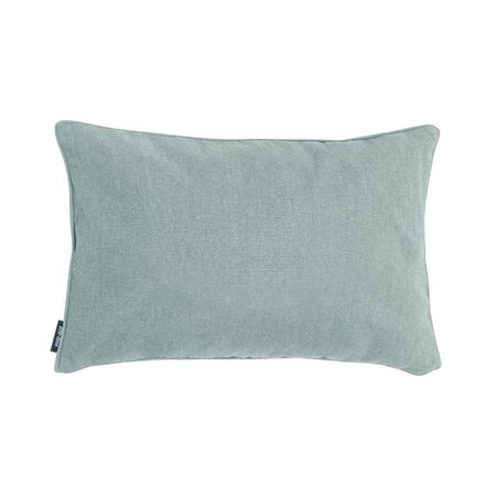 Sierkussen l50b30cm canvas zilver