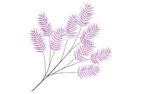 SILK PALM LEAF LIGHT PURPLE 150CM