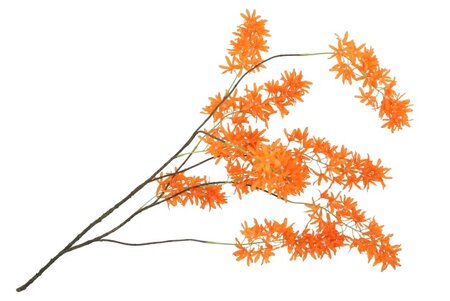 SILK WISTERIA ORANGE 130CM