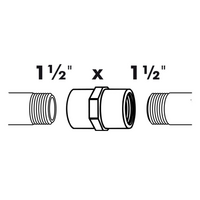 Sok 2x binnenschr.dr.1 1/2inch1 1/2 - afbeelding 2