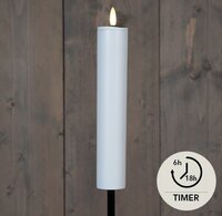 Solar fakkel 21x4x76cm wit