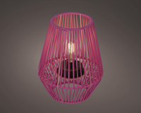 Solar lantaarn d20h25cm-1l rz/wwit