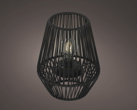 Solar lantaarn d20h25cm-1l zwrt/wwt