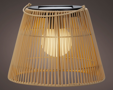 Solar lantaarn d28h22cm licht ntrl