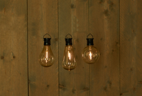 Solar retro filament lamp zwart a3