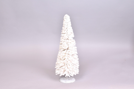 SPARKLE KERSTBOOM WHITE 15X40CM