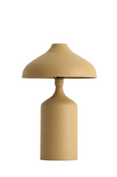 Tafellamp yebri mtl d20h54cm bruin