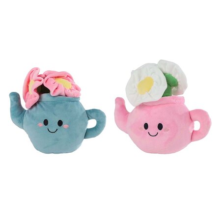 Theepot pluche h18cm kleur a2