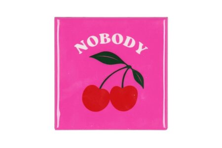 TILE NOBODY PINK 10X10X1CM