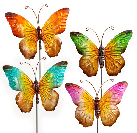 Tuinsteker vlinder 15.5x57cm