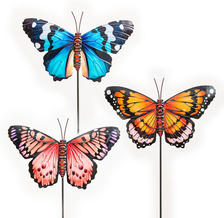 Tuinsteker vlinder 23.5x66 a3