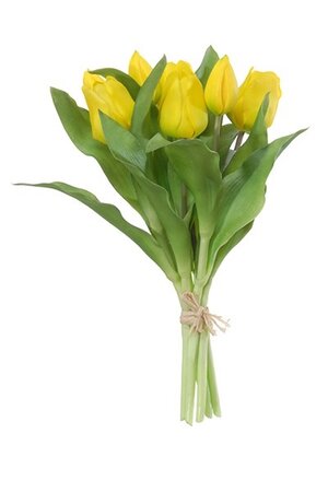 Tulpenbundel h30cm geel