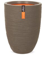 Vaas elegant rib nl d34h46cm taupe