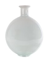 Vaas glas 20x20x25cm off-white