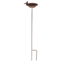 Vogelbad op pin l14b14h77cm