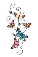 Wanddeco vlinder set 67.5x33.5cm