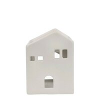 Waxbrander 9x7x12cm house white