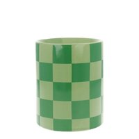 Waxbrander 9x9x11cm cheq.green