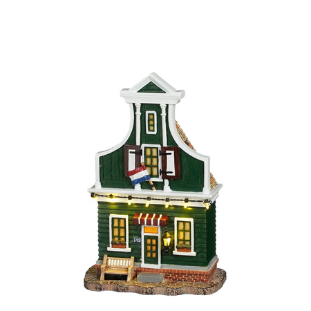 Zaanse schans facade 3 battery operated - l15xb8xh23cm